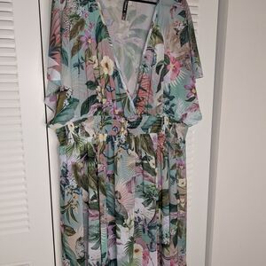 Torrid Tropical Coverup Dress
